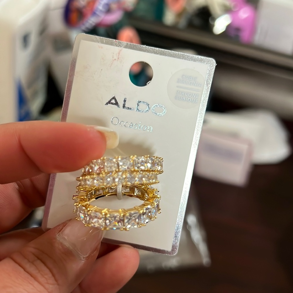 Cubic zirconia rings. Brand New